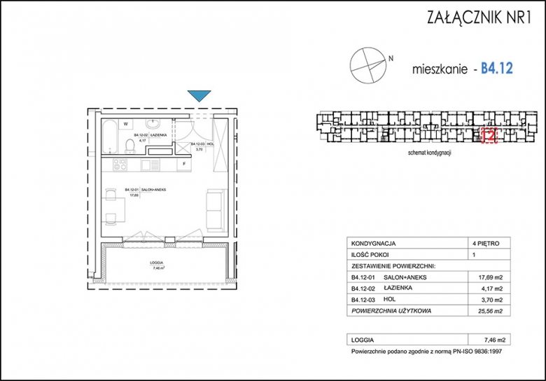 Apartament nr. B4.12